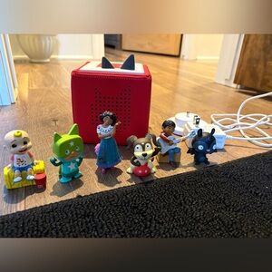 Tonies Red Audio Box with Figurines